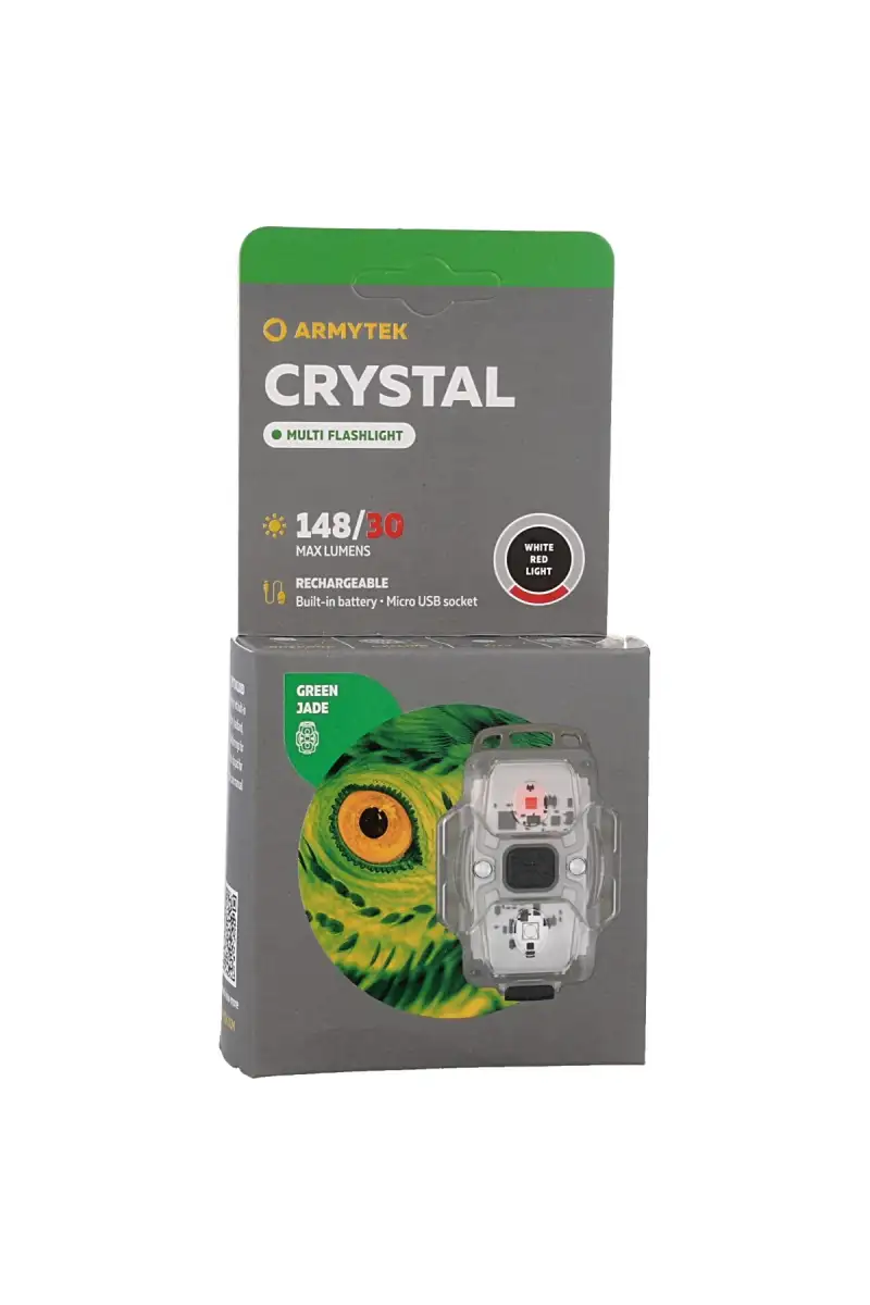 Latarka Armytek Crystal Green, 150lm, Li-Pol 600 mAh (F07001GR)