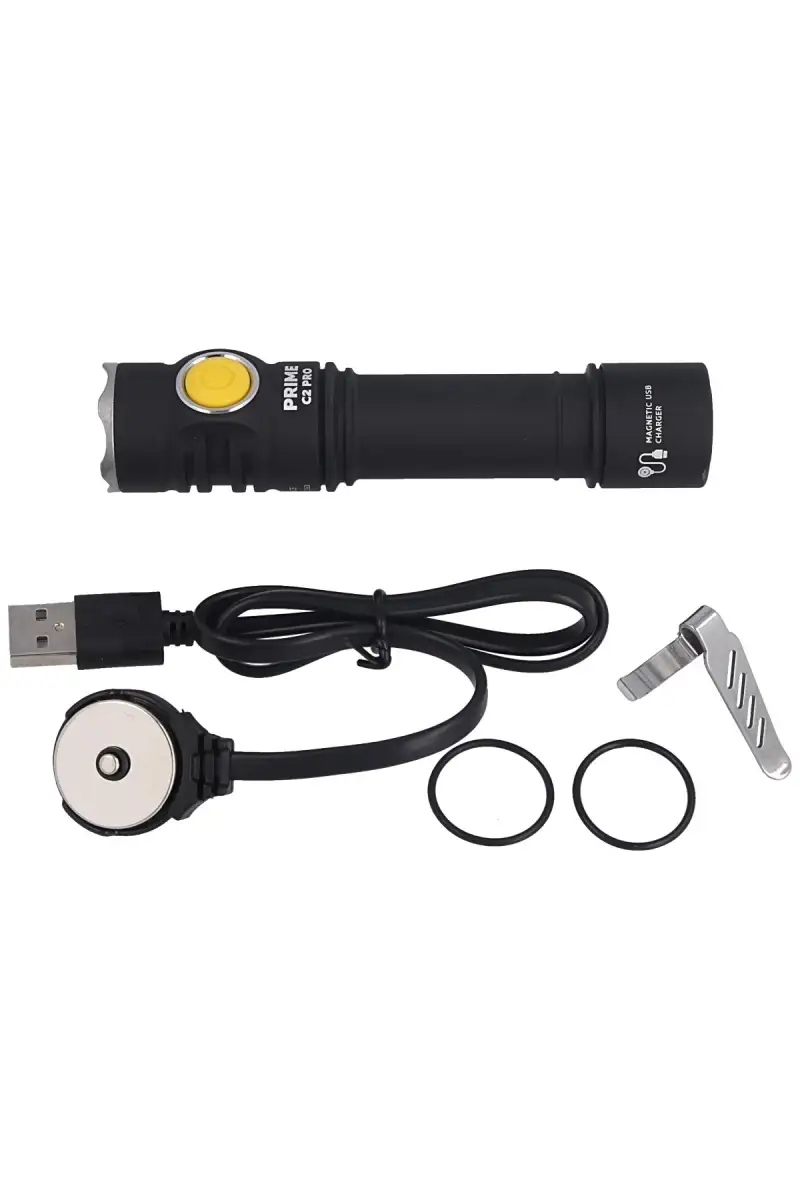 Latarka Armytek Prime C2 Pro Magnet USB, Warm, 2230lm, 18650 Li-Ion / 3500mAh (F08101W)