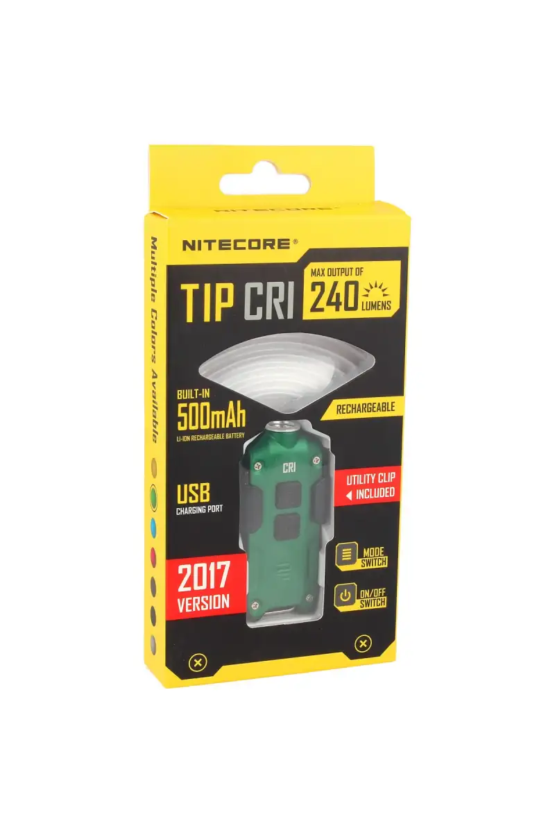 Latarka Nitecore 240 lm, 500mAh (TIP CRI GREEN)