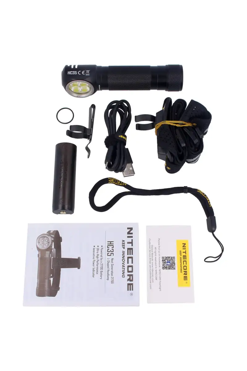 Latarka czołowa NiteCore 2700lm, 21700 4000 mAh (HC35)