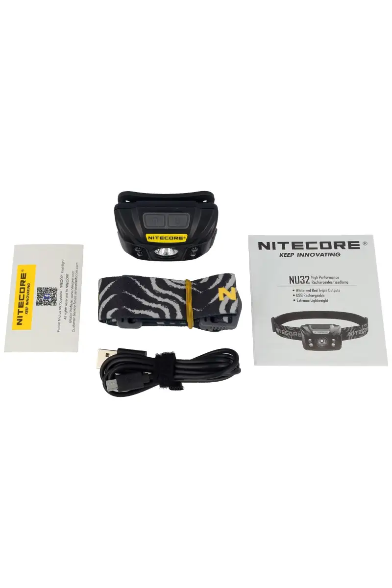 Latarka czołowa NiteCore White/Red LED 550lm, 1800 mAh (NU32)