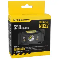 Latarka czołowa NiteCore White/Red LED 550lm, 1800 mAh (NU32)