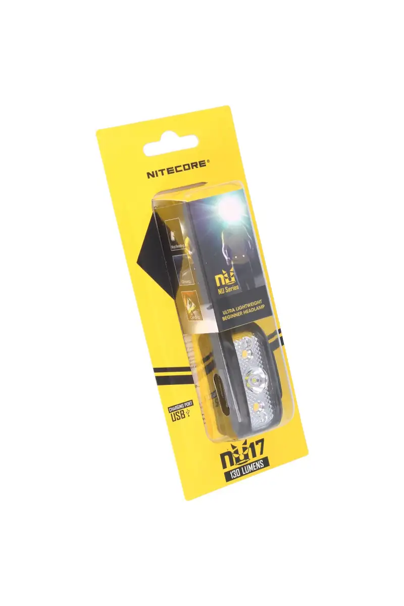 Latarka czołowa NiteCore NU17, White/Red LED