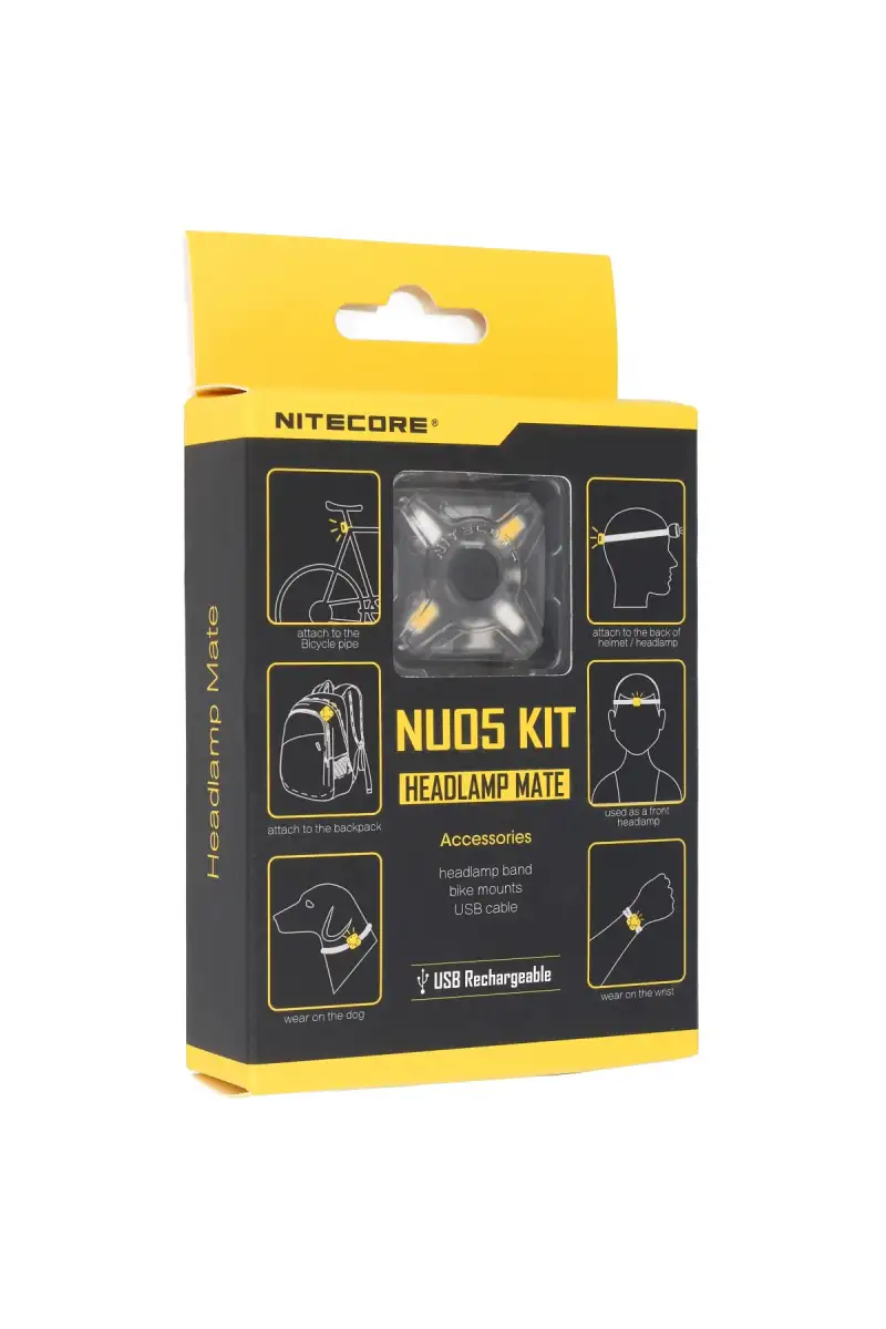 Latarka sygnałowa Nitecore NU05 KIT 35lm White/Red LED (NU05 KIT)