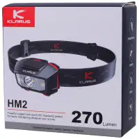 Latarka czołowa Klarus 270lm, Compact Dual LED Motion Controlled Headlamp, White/Red LED (HM2)