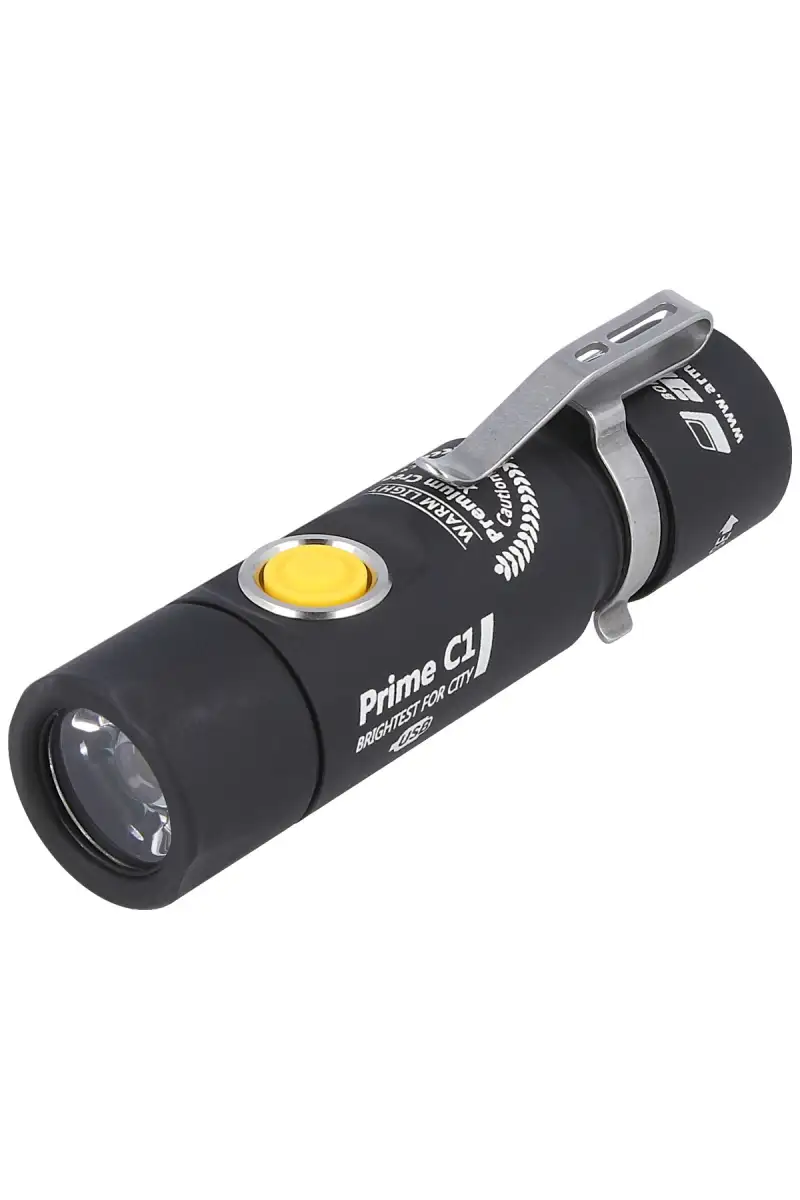 Latarka EDC Armytek Prime C1 Magnet USB, Warm, 900lm, 18350 Li-Ion (F05601SW)