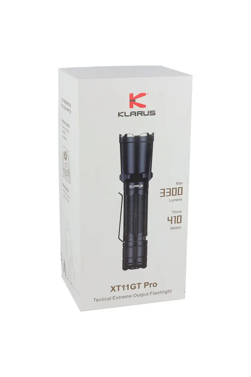 Latarka Klarus 3300lm, 18650 / 3100mAh Fully Upgraded XT (XT11GT PRO V2.0)