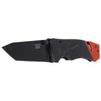 Nóż ratowniczy Herbertz Solingen Black / Red Aluminium, Epoxy Coated (203911)