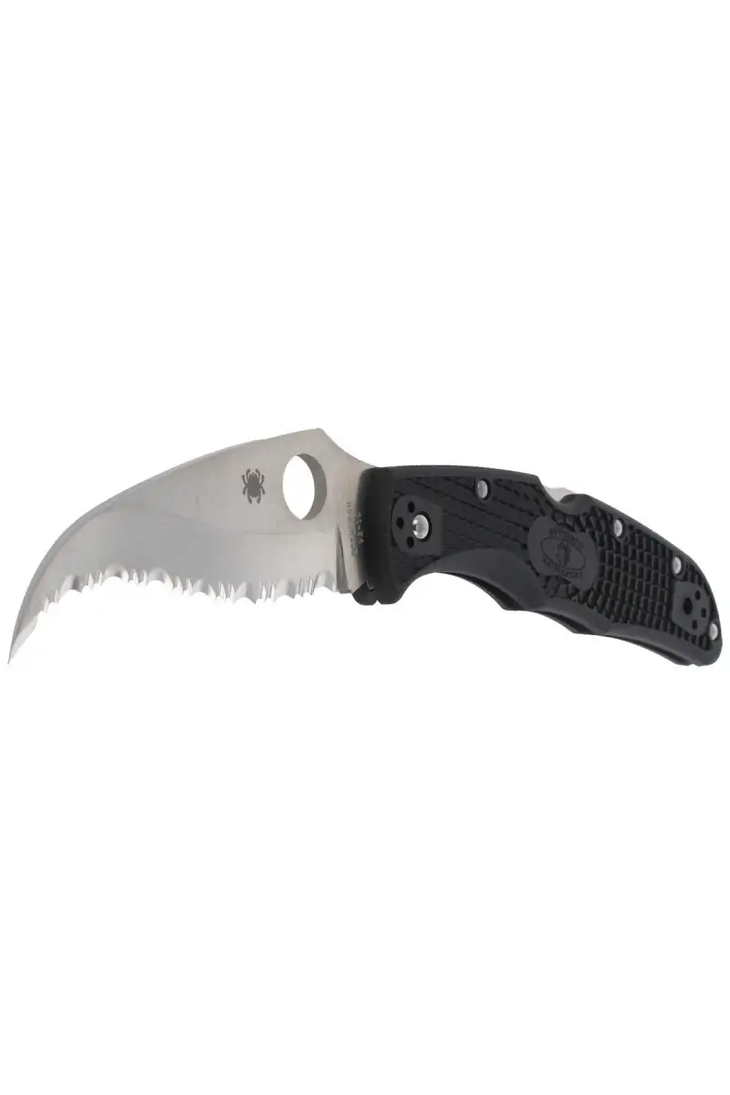 Nóż składany Spyderco Matriarch 2 FRN Black Spyder (C12SBK2)