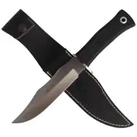 Nóż Muela Black Rubber, Satin X50CrMoV15 (21733-G)