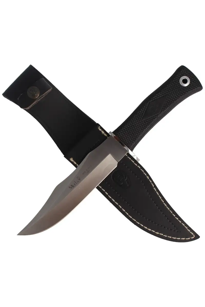 Nóż Muela Black Rubber, Satin X50CrMoV15 (21733-G)