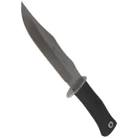 Nóż Muela Black Rubber, Satin X50CrMoV15 (21733-G)