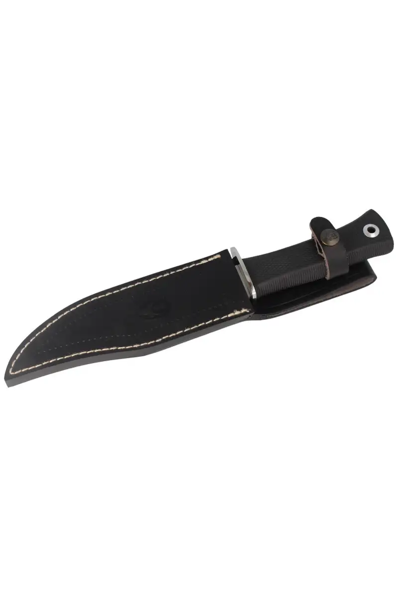 Nóż Muela Black Rubber, Satin X50CrMoV15 (21733-G)