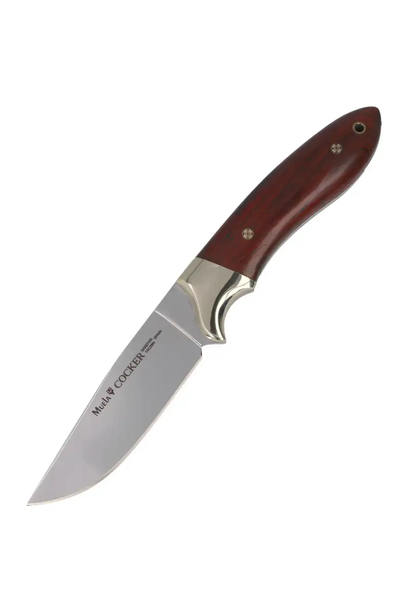 Nóż Muela Full Tang Cocobolo Wood, Mirror 14C28N (COCKER-11CO)