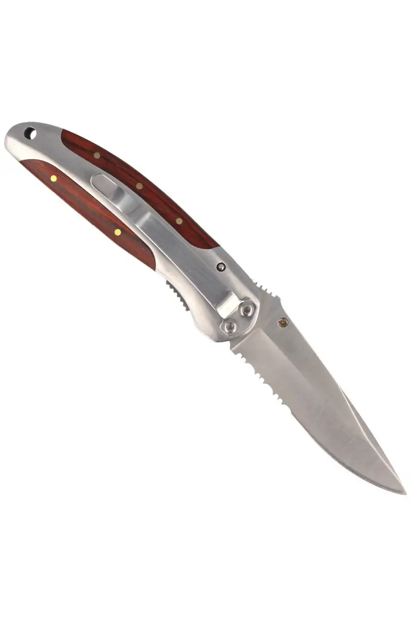 Nóż składany Herbertz Solingen Hit Pakka Wood, Satin (256410)
