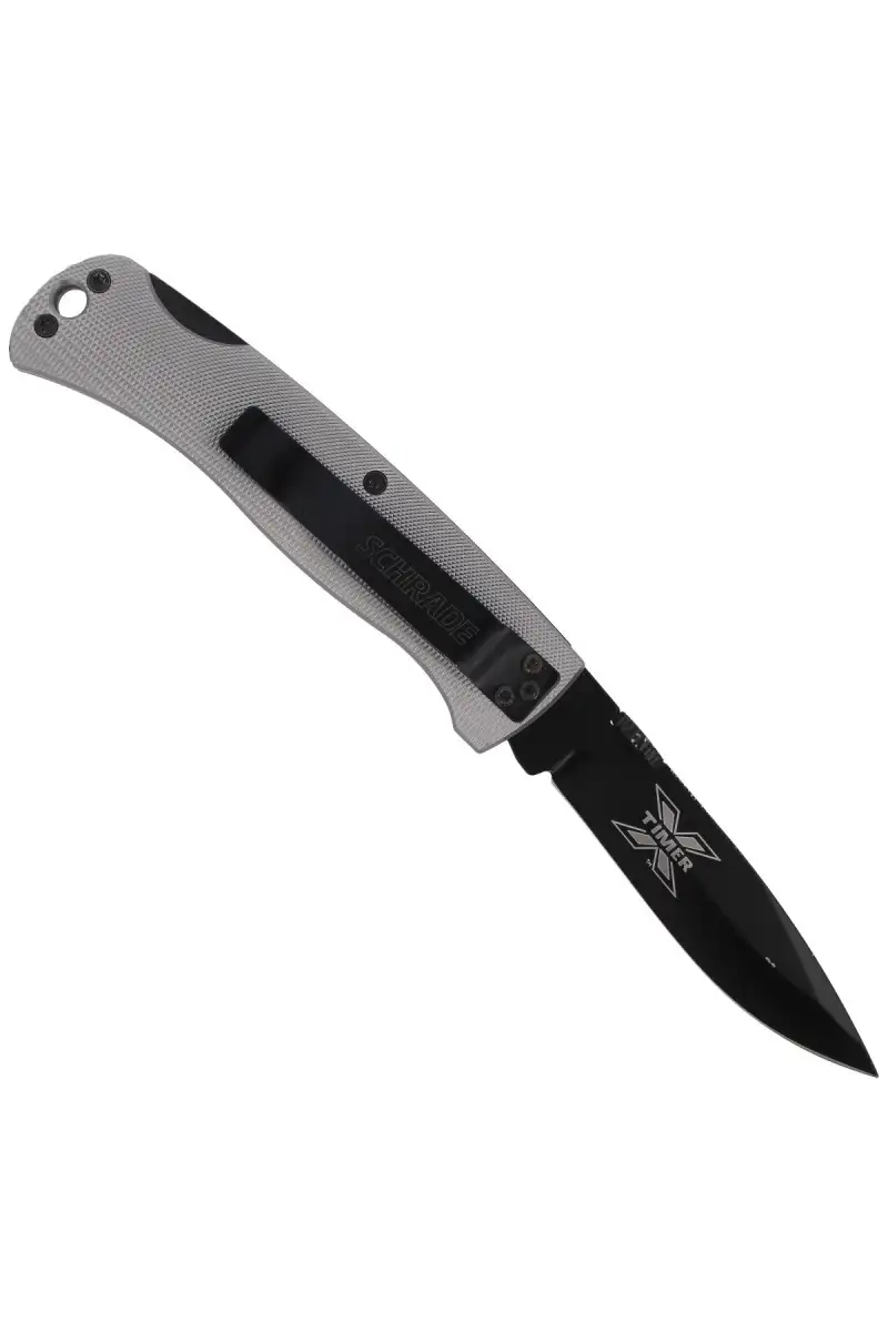 Nóż składany Imperial Schrade X-Timer Gunmetal Gray Folder - 60TX