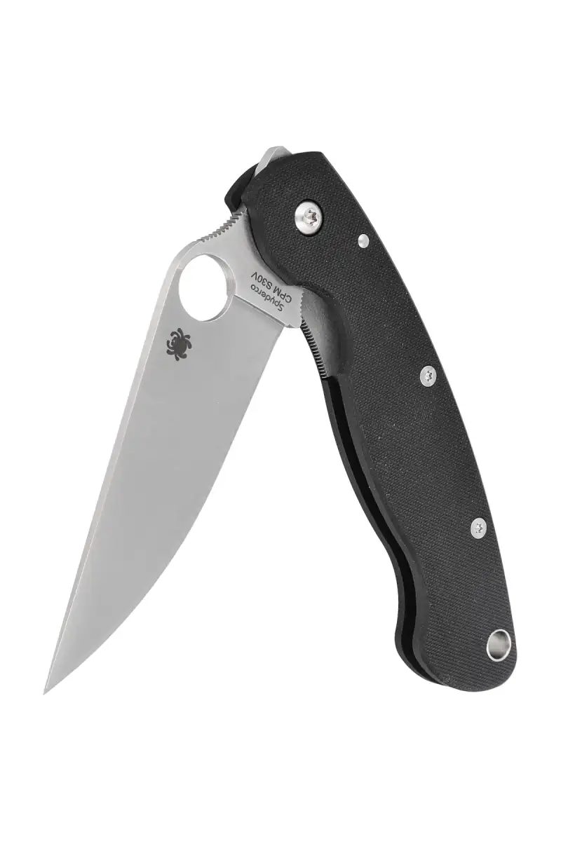 Nóż składany Spyderco Military Model G-10 Black Plain (C36GPE)