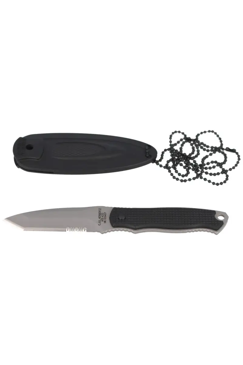 Nóż na szyję Herbertz Solingen Neck Knife Black ABS, Satin (103407)
