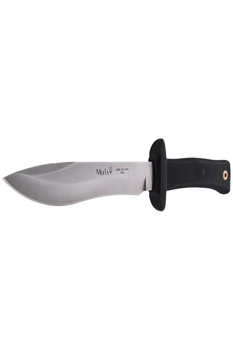 Nóż Muela Black Rubber, Satin 420H (55-16)
