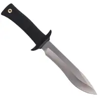 Nóż Muela Black Rubber, Satin 420H (55-16)