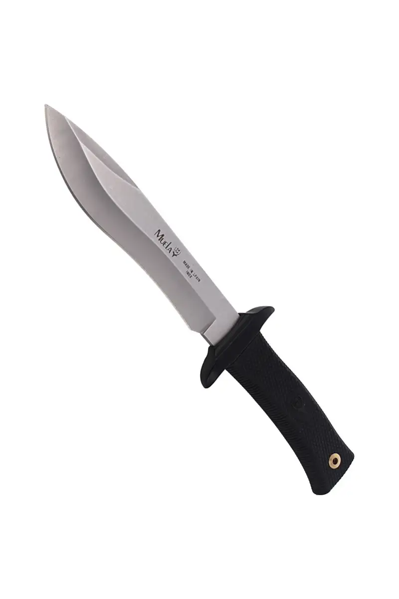 Nóż Muela Black Rubber, Satin 420H (55-16)
