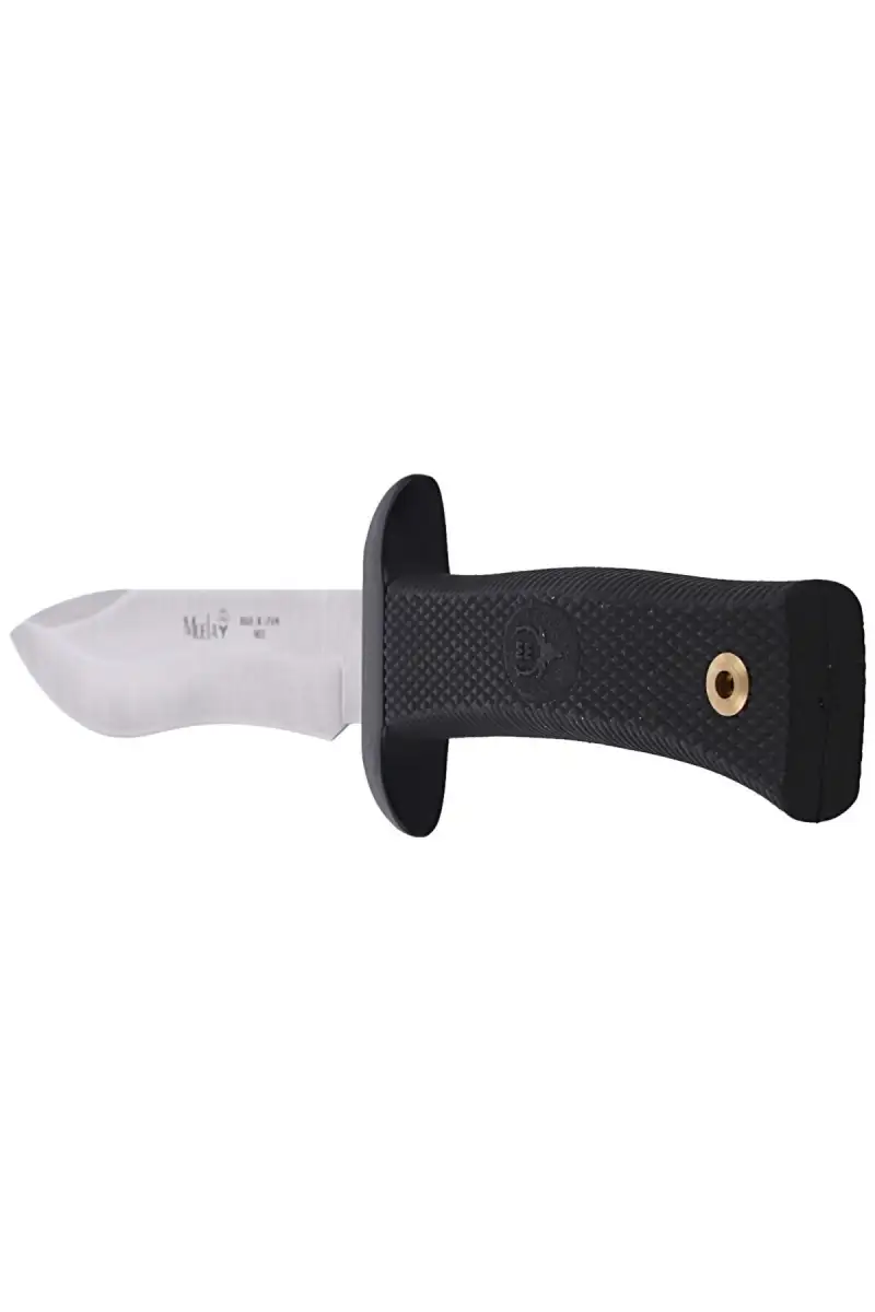Nóż Muela Black Rubber, Satin 420H (55-16)