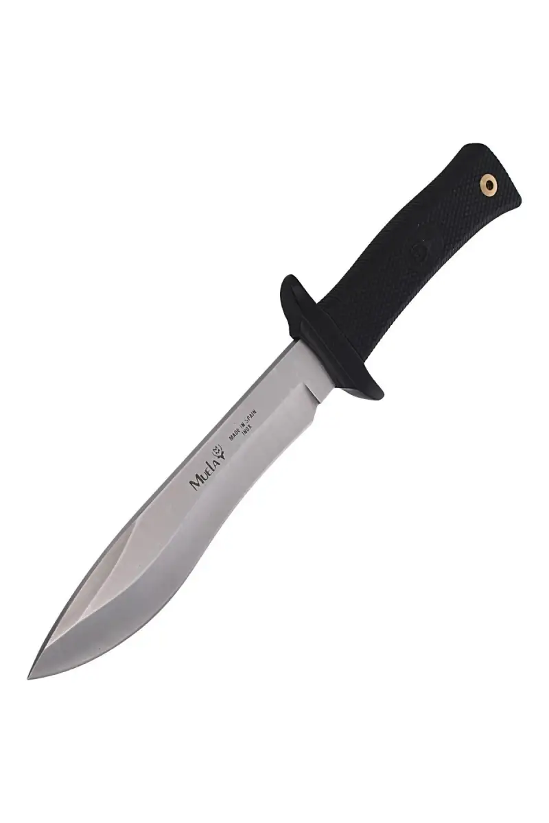 Nóż Muela Black Rubber, Satin 420H (55-16)