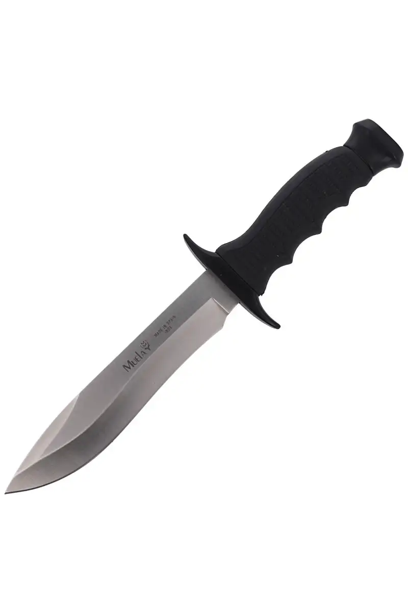 Nóż Muela Outdoor Black Rubber, Satin 420H (85-161)
