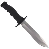 Nóż Muela Outdoor Black Rubber, Satin 420H (85-161)