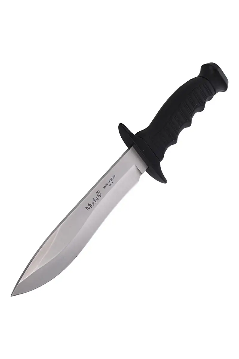 Nóż Muela Outdoor Black Rubber, Satin 420H (85-161)