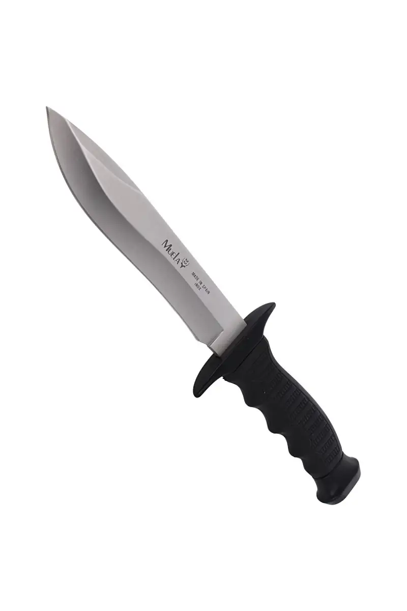 Nóż Muela Outdoor Black Rubber, Satin 420H (85-161)