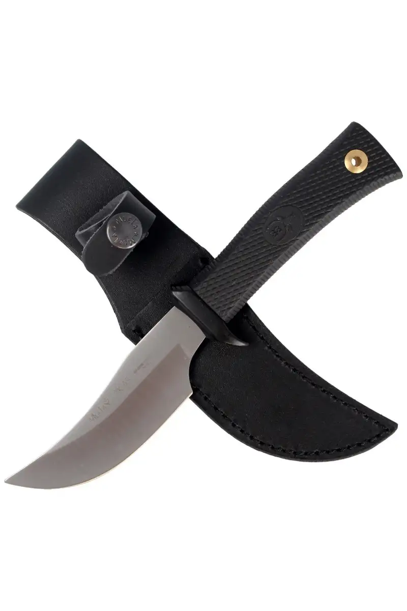 Nóż Muela PIK-AS Black Rubber, Satin 420H