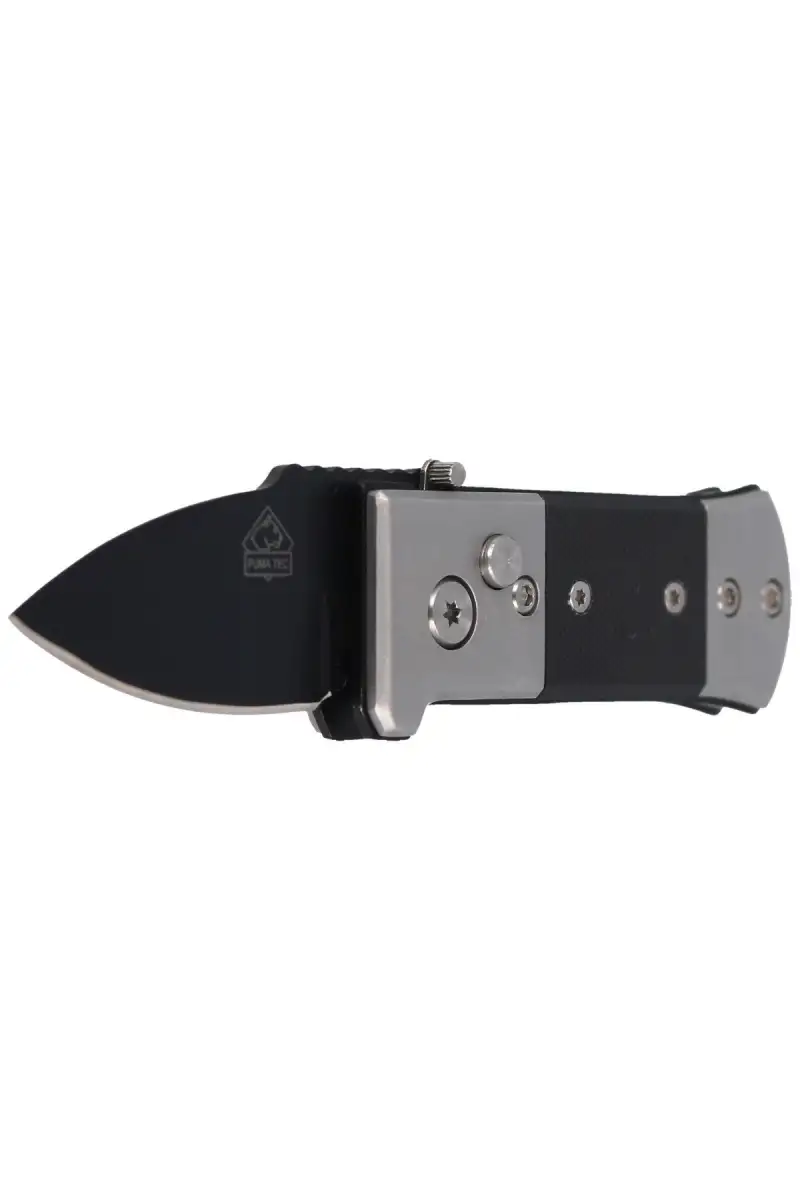 Nóż automatyczny Puma Solingen Black G10 / Stainless, Black Coated (313307)