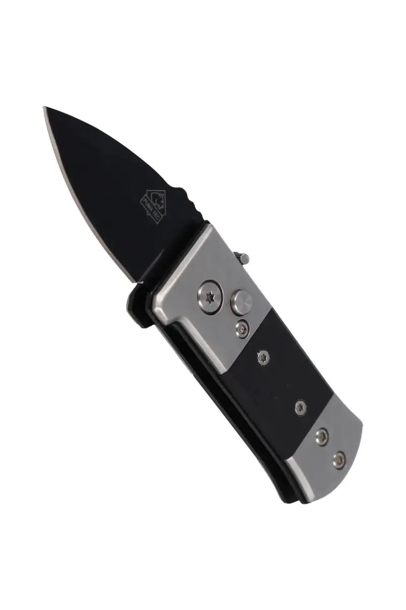 Nóż automatyczny Puma Solingen Black G10 / Stainless, Black Coated (313307)