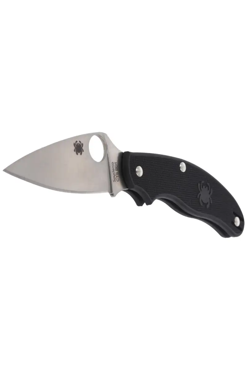 Nóż składany Spyderco UK Penknife FRN Black Leaf Shape Plain (C94PBK)