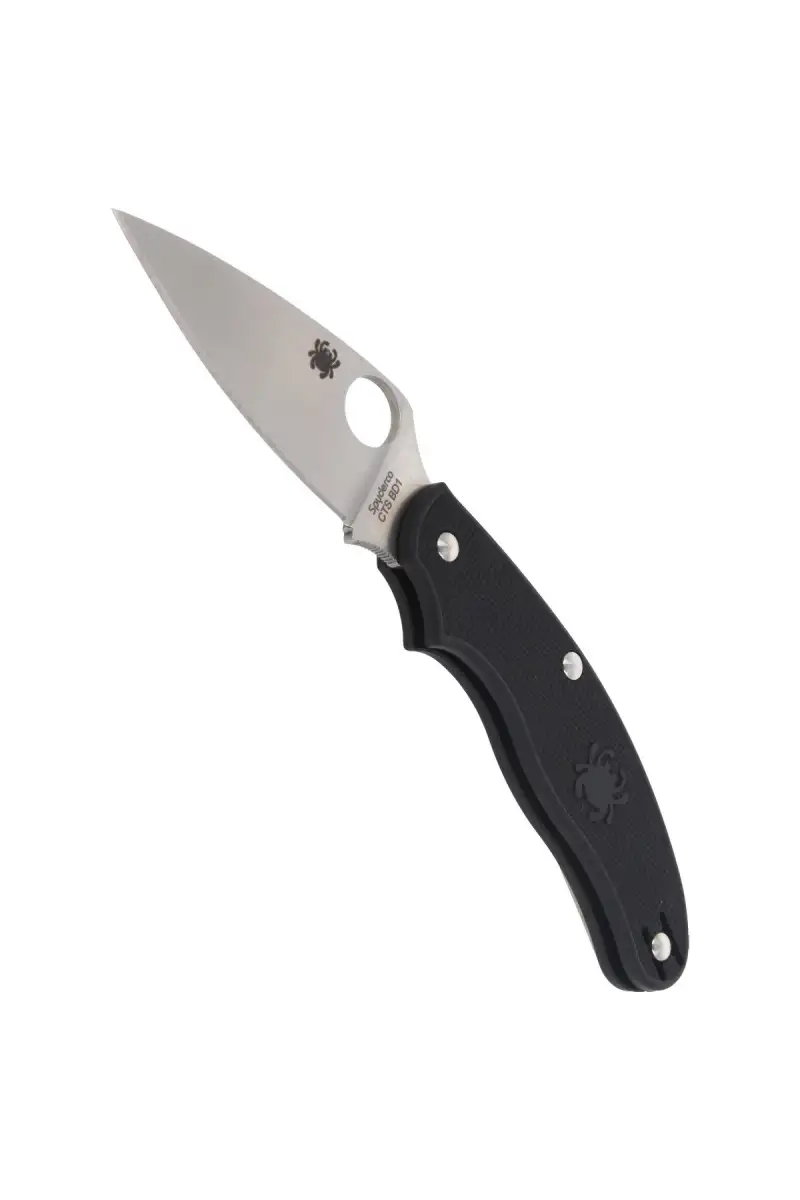 Nóż składany Spyderco UK Penknife FRN Black Leaf Shape Plain (C94PBK)