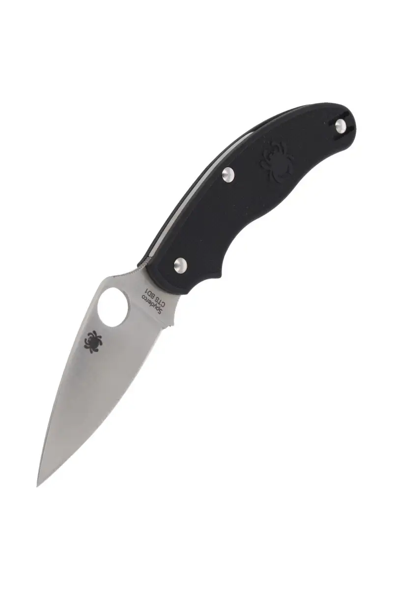 Nóż składany Spyderco UK Penknife FRN Black Leaf Shape Plain (C94PBK)