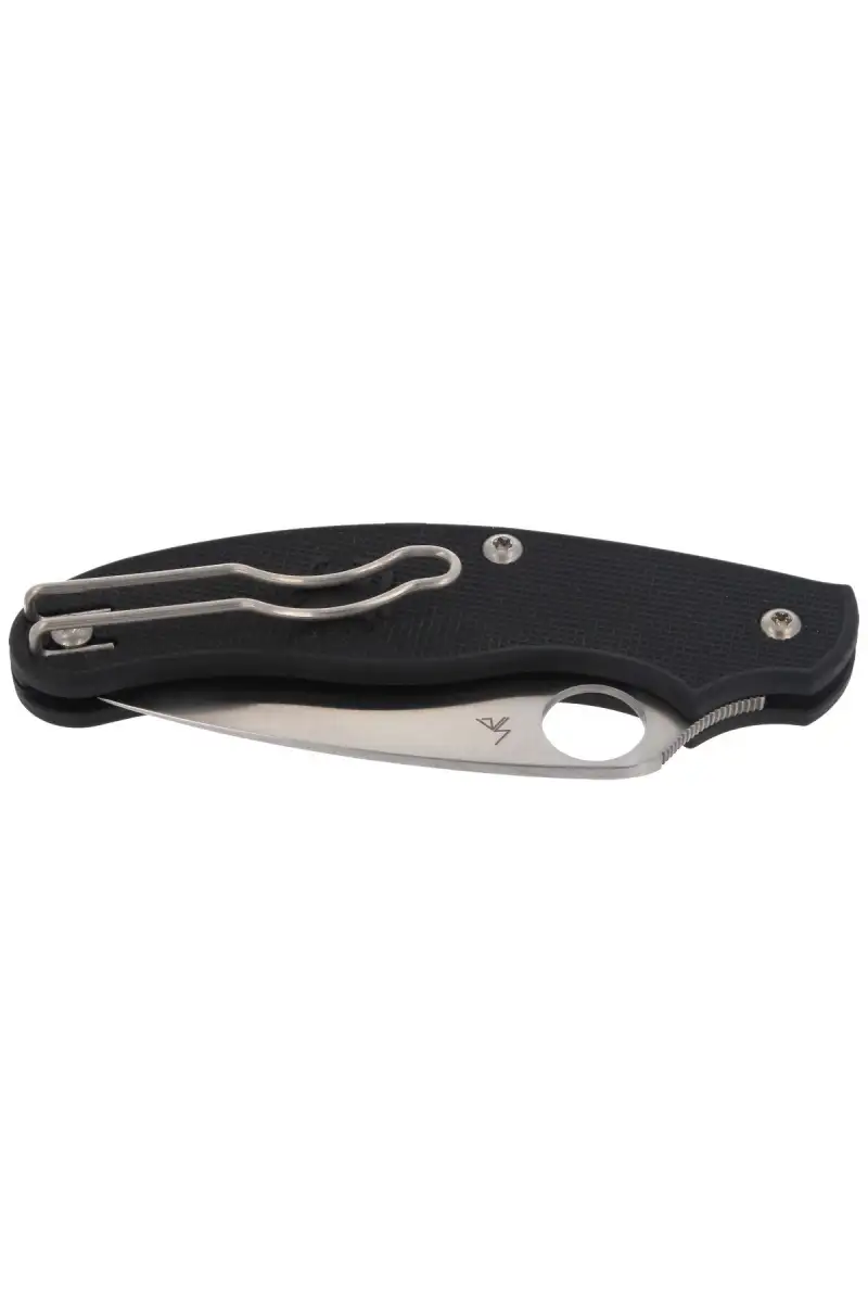 Nóż składany Spyderco UK Penknife FRN Black Leaf Shape Plain (C94PBK)