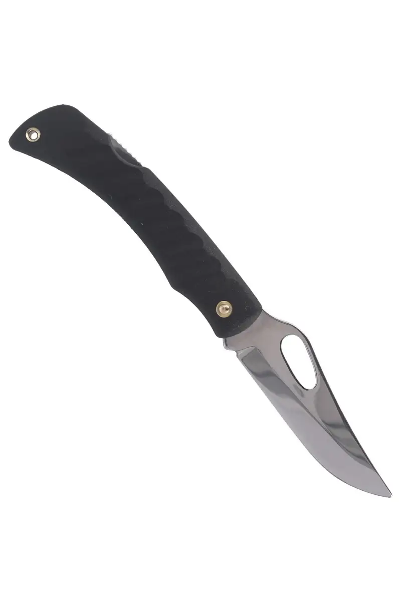 Nóż składany Mikov Crocodile Clip Point Black ABS, Mirror, Klips (243-NH-1/B BLACK/CLIP)