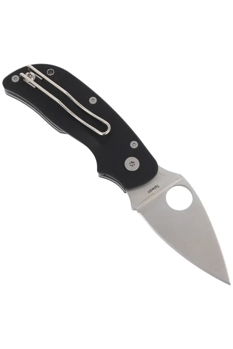 Nóż składany Spyderco CAT G-10 Black Plain (C129GP)