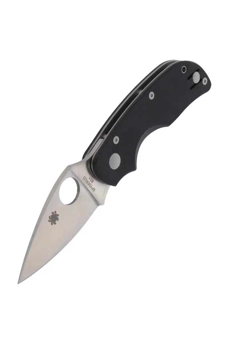 Nóż składany Spyderco CAT G-10 Black Plain (C129GP)