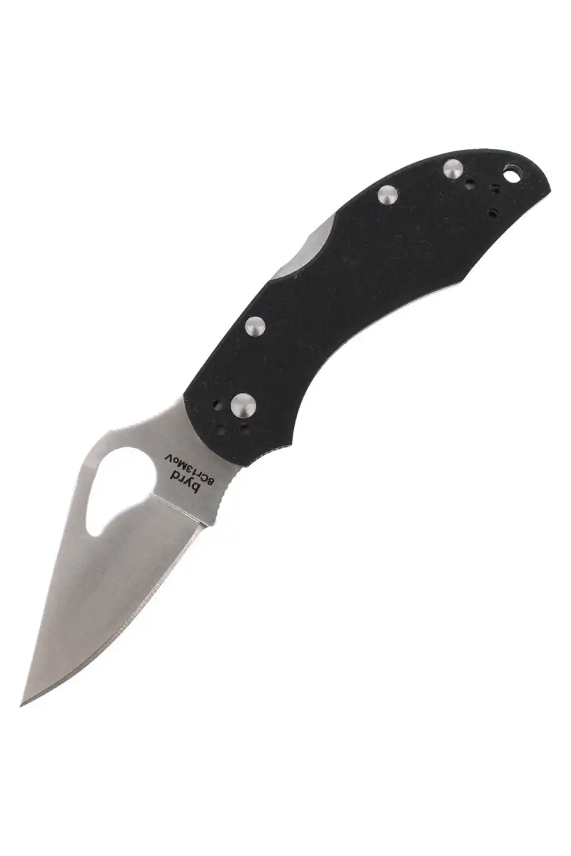Nóż składany Spyderco Byrd Robin 2 G-10 Black, Plain (BY10GP2)