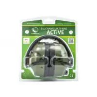 Ochronniki słuchu aktywne RealHunter Olive (258-013)