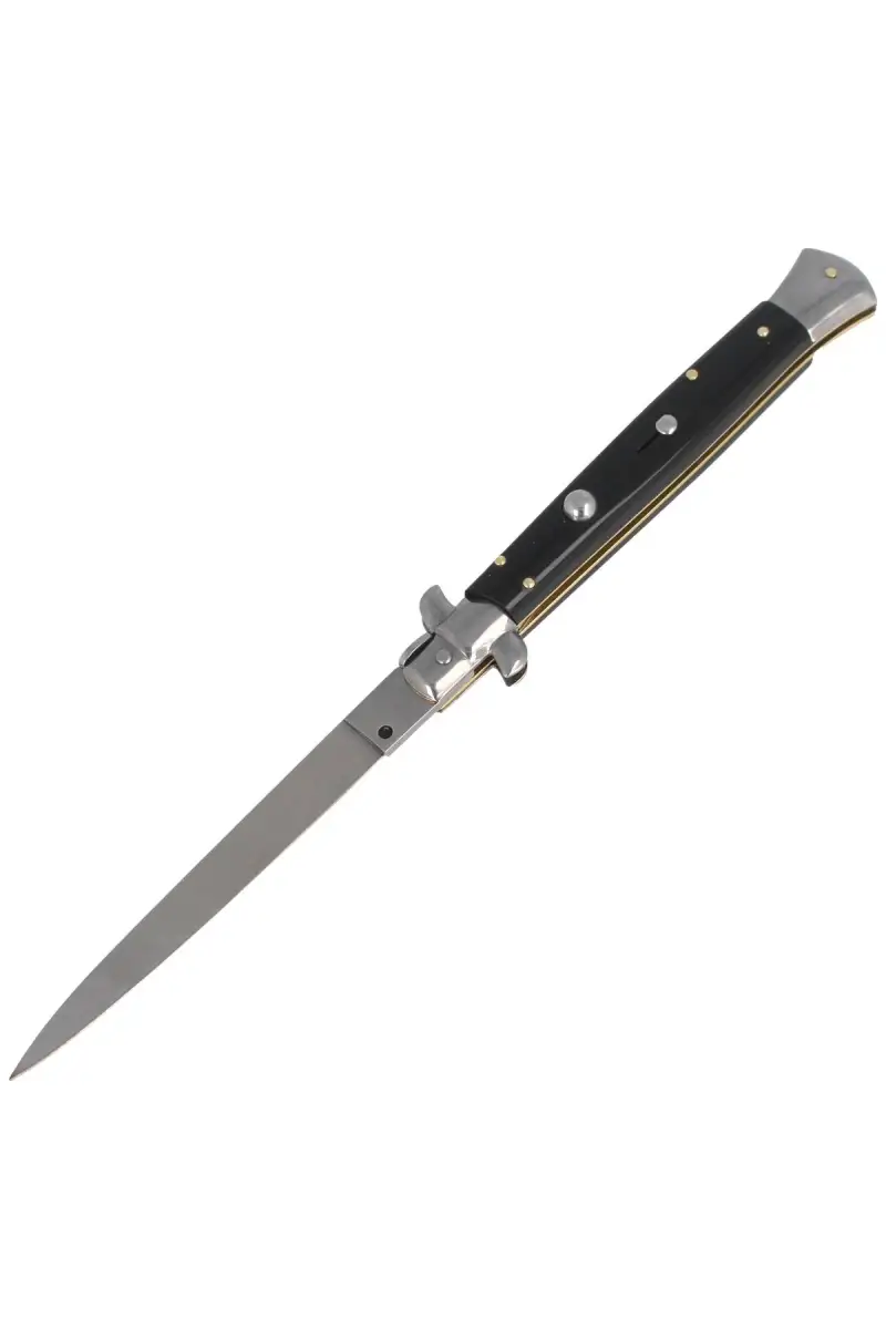 Nóż sprężynowy Frank Beltrame Stiletto Black 28cm (FB 28/37)