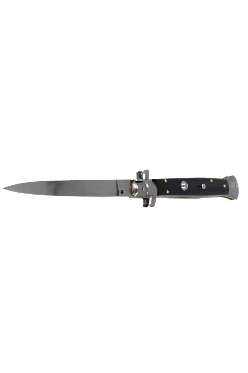 Nóż sprężynowy Frank Beltrame Stiletto Black 28cm (FB 28/37)