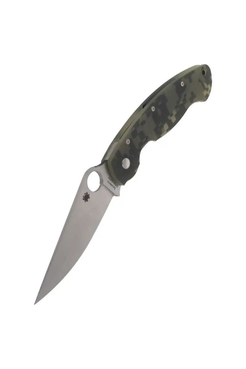 Nóż składany Spyderco Military G-10 Camo Plain (C36GPCMO)