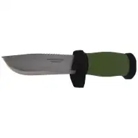 Nóż Lindbloms Myśliwski / Wędkarki Olive Rubber, Stainless Steel (4000)