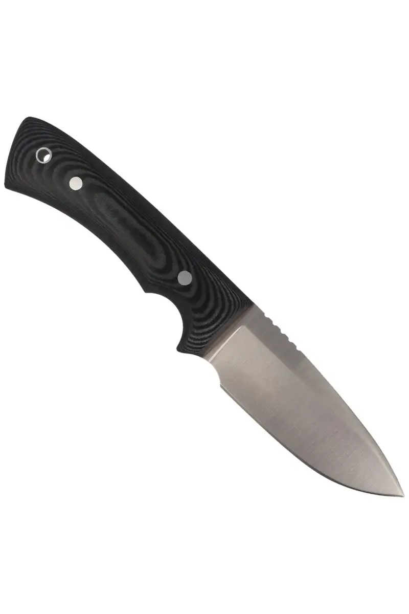 Nóż Muela Full Tang Black Micarta, Satin 14C28N (RHINO-9M)