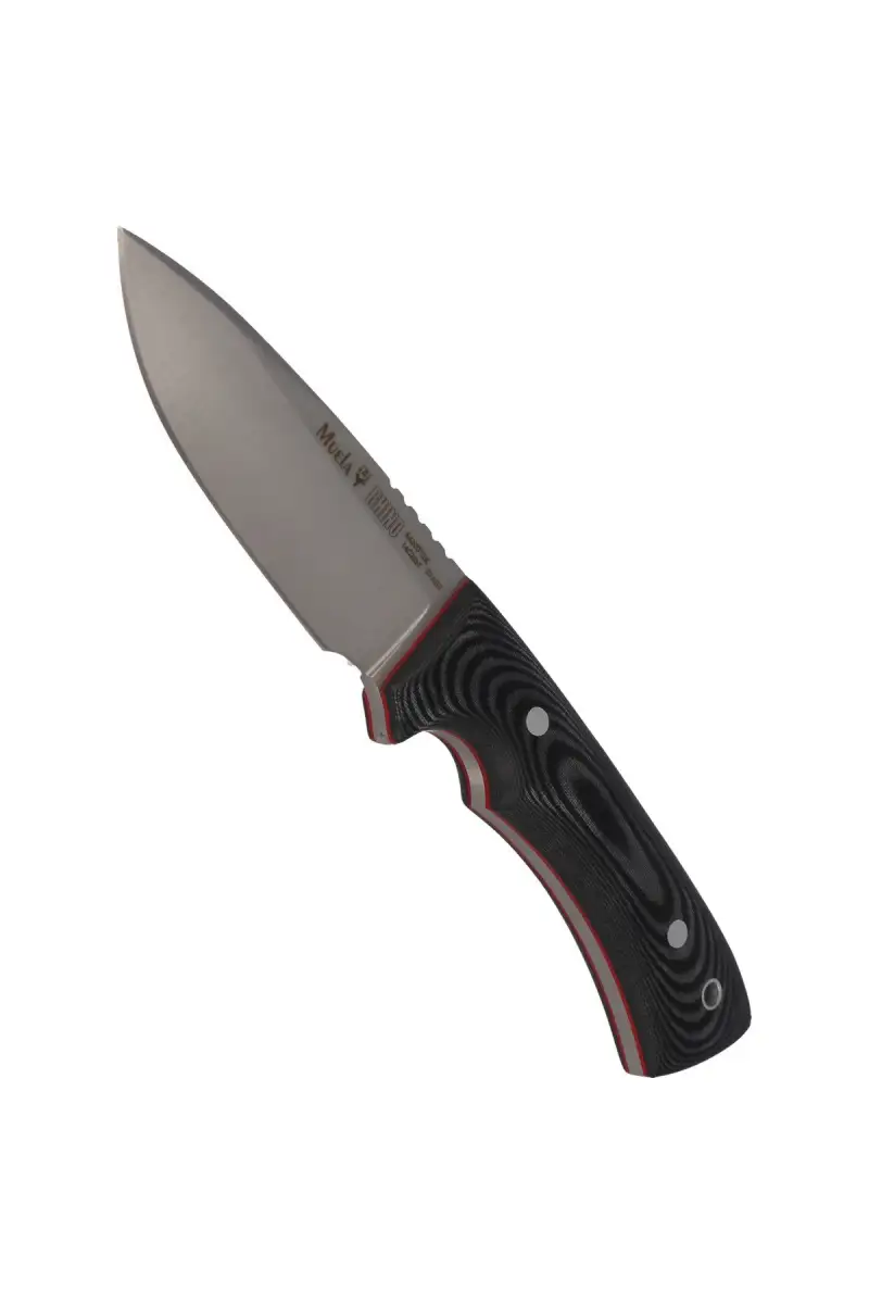 Nóż Muela Full Tang Black Micarta, Satin 14C28N (RHINO-9M)