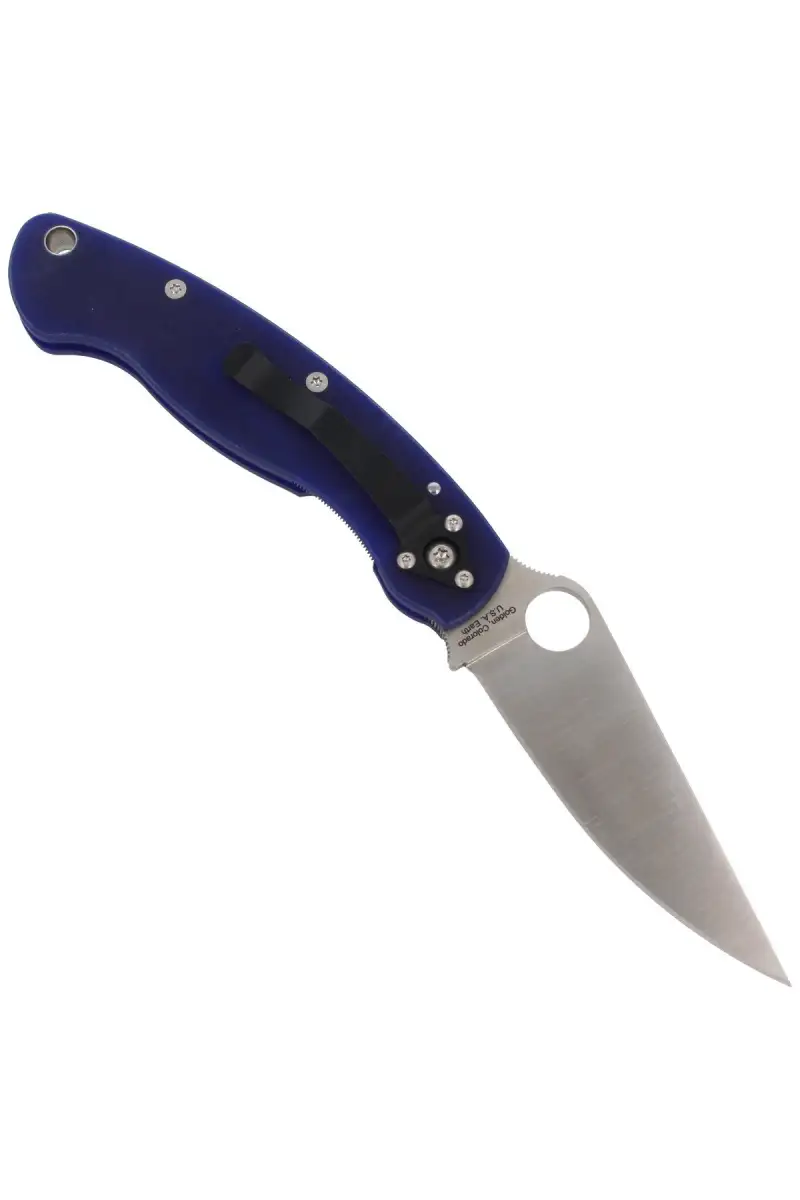 Nóż składany Spyderco Military G-10 Dark Blue CPM S110V (C36GPDBL)